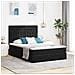 Letto con contenitore e materasso Nero 140 x 190 cm Velluto - Foto miniatura 2