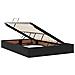 Letto con contenitore e materasso Nero 140 x 190 cm Velluto - Foto miniatura 6