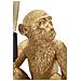 Lampada Da Tavolo Monkey In Polyresin Oro A Forma Di Scimmia Seduta - Foto miniatura 4