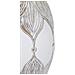 Lampada Da Tavolo Atene In Resina Ovale Con Motivo A Piume Stile Boho Chic - Foto miniatura 2