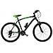 Bici Misura 26 Uomo Mountain Bike Linea Kuster Cambio 21v Mtb Kr26 In Alluminio Forcella Ammortizzata - 45 Nero Verde Verde Fluo Opaco - Foto miniatura 1