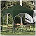 Tenda per feste a pop-up 194 x 194 x 245 cm Verde - Foto miniatura 2