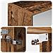 Mobiletto per specchio da bagno con lo scaffale Legno vecchio - Foto miniatura 9