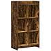 Libreria Rovere Fumo 59 x 30 x 111 cm Legno ingegnerizzato - Foto miniatura 1