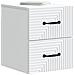 Mobiletto da notte a muro 2 pcs Bianco 34,5 x 33 x 40 cm - Foto miniatura 2