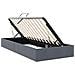 Letto con Contenitore Grigio Scuro 100 x 203 cm Velluto - Foto miniatura 6