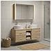 Set di mobili per il bagno 4 pcs Rovere Sonoma - Foto miniatura 4