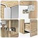 Set di mobili per il bagno 4 pcs Rovere Sonoma - Foto miniatura 9