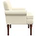 Loveseat con bottoni imbottiti Crema 120 x 65 x 77 cm - Foto miniatura 4