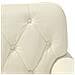 Loveseat con bottoni imbottiti Crema 120 x 65 x 77 cm - Foto miniatura 7