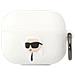 Karl Lagerfeld Klaprunikh Airpods Pro Custodia Bianca /bianca Silikonico Karl Head 3d - Foto miniatura 1