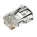 Connettore Plug 8 Poli Cat. 5E Utp Non Schermato Rj45 Per Cavo Rete Flessibile - Foto miniatura 1