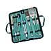 Kit attrezzi completo barbecue Papillon accessori in acciaio e custodia - Foto miniatura 1