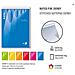 confezione da 10 pezzi - blocco note derby 210x297mm 70fg 60gr pm 5mm bm - Foto miniatura 1