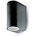 Lampada Da Muro Applique 2 X Gu10 Nero Esterno Ip44 Vt-7652 7509 - Foto miniatura 1