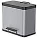 Pattumiera A Pedale Oko Trio Plus L 3x9 L Argento 0633-220 - Foto miniatura 1