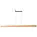 Lampadario Led 121cm Legno - Foto miniatura 1