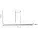 Lampadario Led 121cm Legno - Foto miniatura 4
