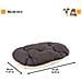 Cuscino Relax F - Cuscino Morbido Per Cani E Gatti Marrone 43 X 30 Cm - Foto miniatura 4