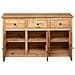 Credenza 135x40x80 cm in Legno Massello di Pino Panama Range - Foto miniatura 8