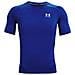 Heatgear Armour Short Sleeve, Uomo, Blu, T-shirt A Compressione, Numero: M Eu - Foto miniatura 1