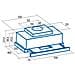 Cappa Tfh 6630 Wh Telescopica, Classe Di Efficienza Energetica A+, Larghezza 60 Cm, 605 M³ / h, Touch Control, Led, Bianco - Foto miniatura 3