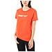T-shirt Da Donna Brand Striper Arancione Taglia M Codice Vn0a4dodyep - Foto miniatura 1