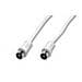 Cavo antenna TV 1 spina + 1 spina IEC 75 OHM - 5 mt - Foto miniatura 3