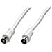 Cavo antenna TV 1 spina + 1 spina IEC 75 OHM - 5 mt - Foto miniatura 2