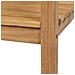 Panca da Giardino 228 cm in Legno Massello di Teak - Foto miniatura 8