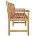 Panca da Giardino 228 cm in Legno Massello di Teak - Foto miniatura 9