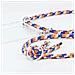 Catena Di Telefoni Cellulari Compatibile Con Samsung Galaxy A30s In Arancio Blu Bianco - Coperchio Protettivo In Silicone Con Anelli D'argento, Cinturino In Corda E Custodia Staccabile - Foto miniatura 4