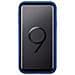 Custodia Compatibile Con Samsung Galaxy S9 Plus In Blu Scuro - Coperchio Protettivo Ibrido Con Silicone Tpu All'interno E 2 Pezzi Di Plastica All'esterno - Foto miniatura 7