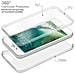 Cadorabo Custodia Compatibile Con Apple Iphone 7 / 7s / 8 / Se 2020 In Transparente - 360° Full Body Copertura Protettiva - Protezione Anteriore E Posteriore, Protezione A Tutto Tondo Con Protezione Del Display - Foto miniatura 3
