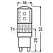 Led Pin G9 Dim / Lampada Led: G9, Dimmerabile, 3 W, 30 W Sostituzione Per, Chiaro, Warm White, 2700 K - Foto miniatura 4
