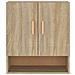 Armadietto A Muro Rovere Sonoma 60x31x70 Cm Legno Multistrato - Foto miniatura 6
