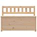 Panca 110x41x76,5 cm in Legno Massello di Pino - Foto miniatura 8