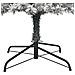 Albero Di Natale Sottile Con Base E Neve Floccata 300 Cm Pvc - Foto miniatura 9