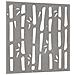 Decorazione Muro Da Giardino 55x55 Cm Bambù In Acciaio Corten - Foto miniatura 3