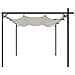Pergola Con Tetto Retrattile Crema 295x292x230 Cm - Foto miniatura 4