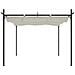 Pergola Con Tetto Retrattile Crema 295x292x230 Cm - Foto miniatura 6