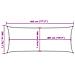 Vela Parasole 160 G /m Rettangolare Grigio Chiaro 2x4,5 M Hdpe - Foto miniatura 2