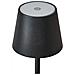 Lampada Da Tavolo Senza Fili A Led Baceiro Con Dimmer Metallo Nero - Foto miniatura 4