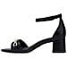 Black Elegant Open Sandals Sandali Sintetico E Tessile Scarpe Donna Nero Eu 37, 1-28323-20 001 - Foto miniatura 3