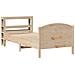Letto Senza Materasso 75x190 Cm In Legno Massello Pino - Foto miniatura 3