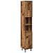 Mobile Da Bagno Legno Antico 30x30x179 Cm In Legno Multistrato - Foto miniatura 2