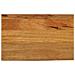 Piano Tavolo Bordi Vivi 40x20x2,5 Cm In Legno Massello Di Mango - Foto miniatura 1