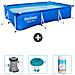 Piscina Fuori Terra - Rettangolo - 300x201x66 Cm - Blu - Include Accessori Coordinati Cb41 - Foto miniatura 1