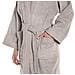 Accappatoio Con Cappuccio Spugnissima Soft In Cotone Colore Grigio Misura L - Foto miniatura 2