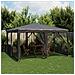Tenda per Feste con 8 Pareti in Rete Antracite 4x4 m in HDPE - Foto miniatura 2